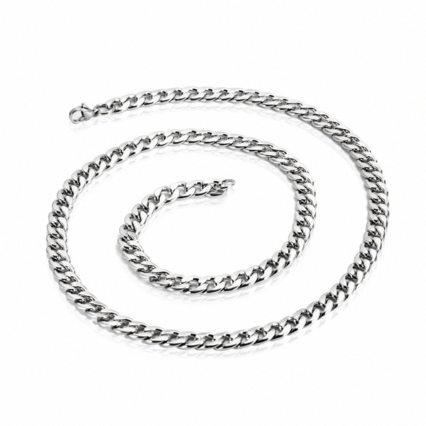 Necklace stainless steel for men and women hip-hop style
