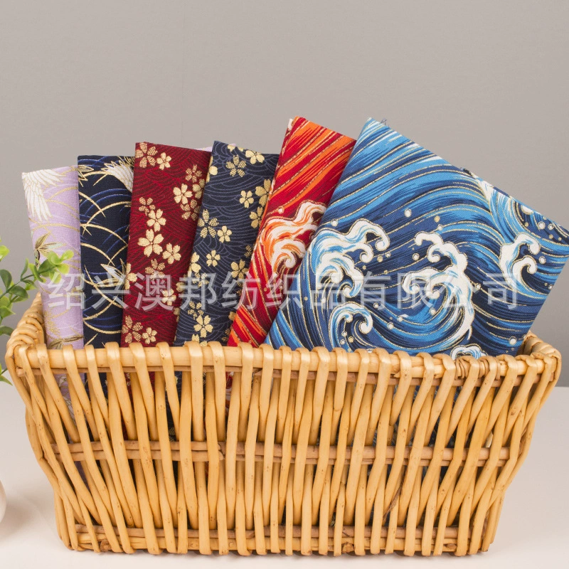 Fabric Cotton brand, cotton-linen blend, cheongsam & hanfu prints, sold per 1 m