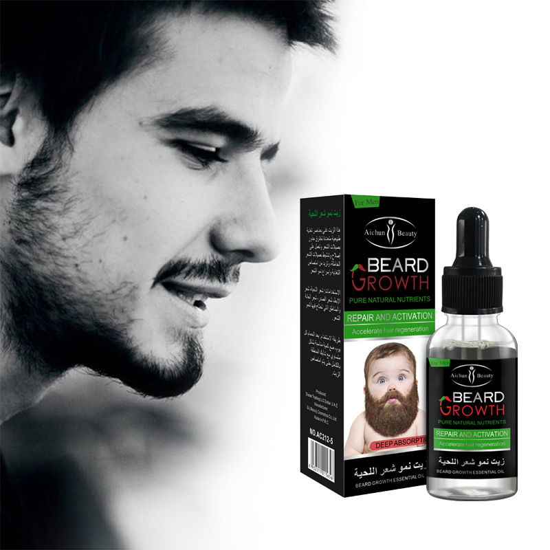Cross border Aichun beard oil beard care improvement frizzy beard oil factory whole box wholesale Beard oil