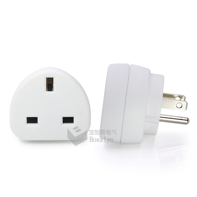 新款CE认证英标转换插头 英式转美式插头 英国转美国插头