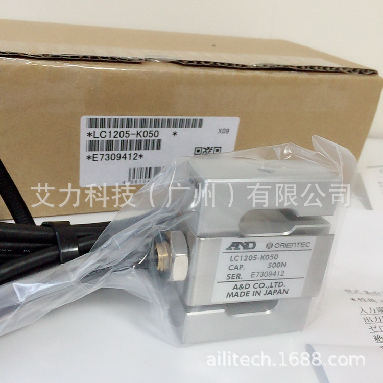 日本AND LC1205-K050测力传感器 量程500N  高精度称重传感器