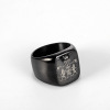 Commemorative ring stainless steel, simple and elegant design