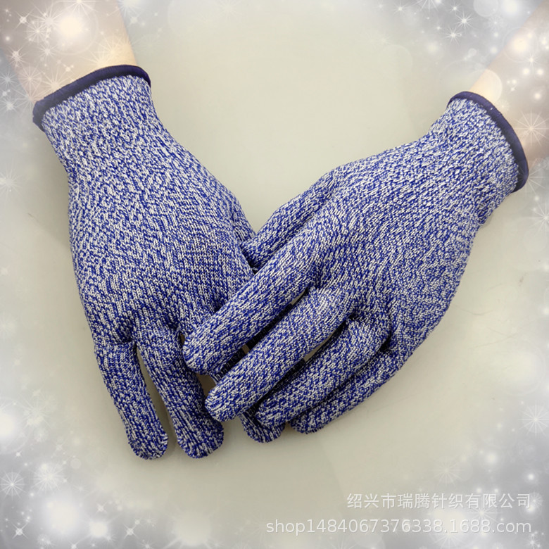 5-nivel reforzado anti-corte resistente al desgaste HPPE cocina anti-corte guantes protectores adultos niños anti-corte guantes