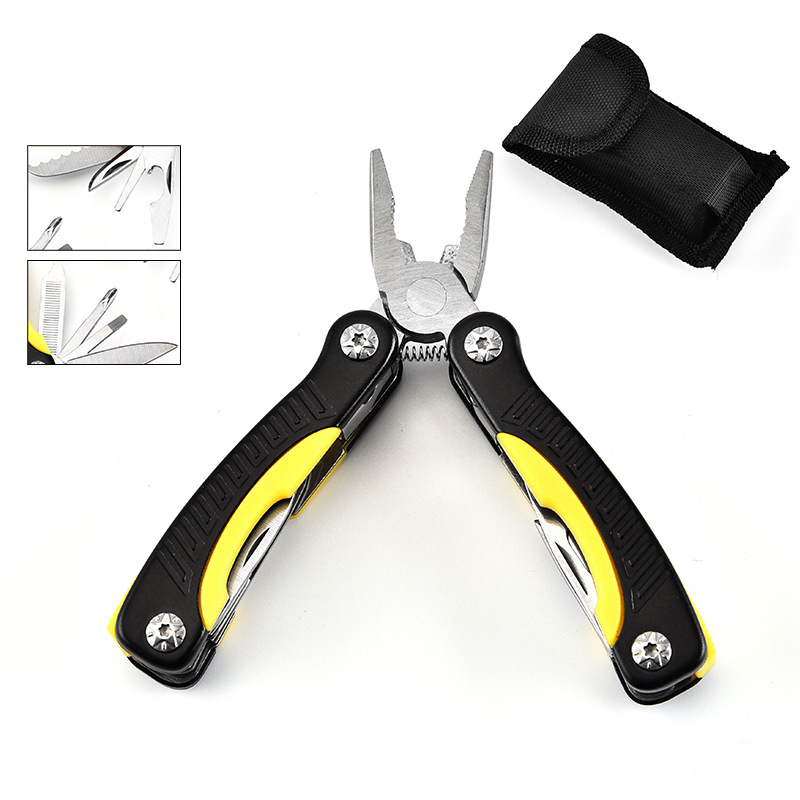 厂家直销 户外野营用品罩壳钳子工具钳可折叠多功能刀钳