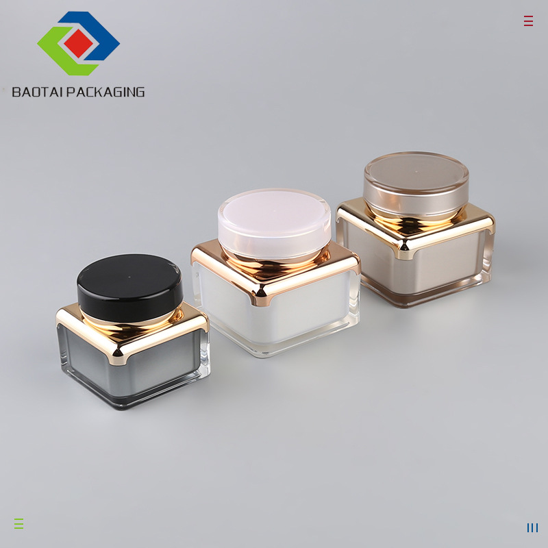 护肤品包材 30g 50g膏体分装瓶 眼霜面霜膏体瓶 亚克力双层膏霜瓶