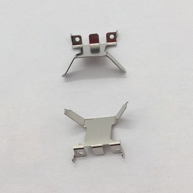 H1230-2不锈钢镀镍铜镀镍接触片2450/2032/2477/焊锡纽扣电池正极