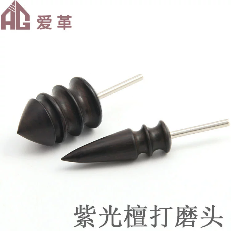 Красный свет сандаловое дерево электрическая Шлифовальная головка DIY кожаный полировальный стержень Обрезка края уплотнительный стержень ручные кожаные инструменты