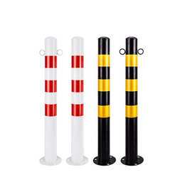 75cm加厚钢管警示柱道口标柱固定道路立柱反光隔离路柱防撞柱