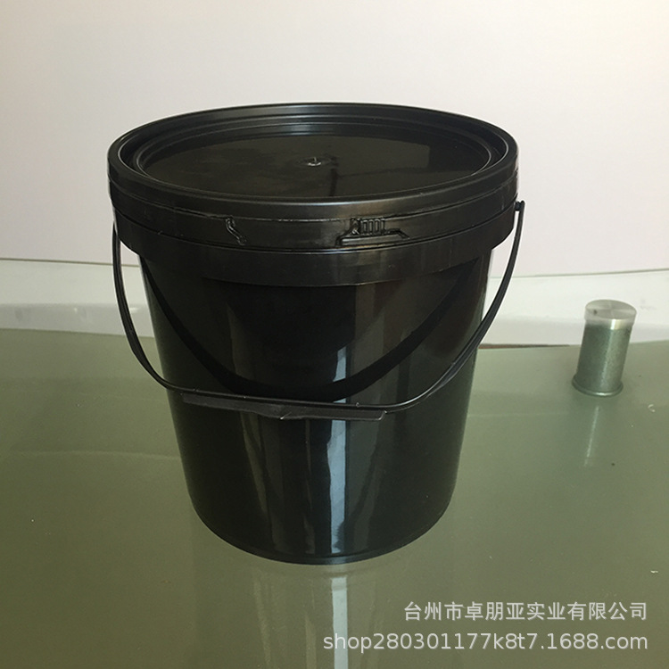 厂家5公斤塑料桶黑色食品级塑料水桶白乳胶PP化工塑料桶油墨批发