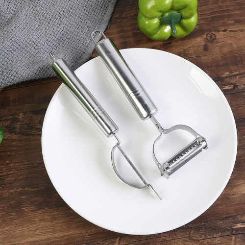 Street stall running Jianghu multi-purpose smiling face stainless steel peeler melon peeler melon and fruit grater peeling knife one piece drop shipping