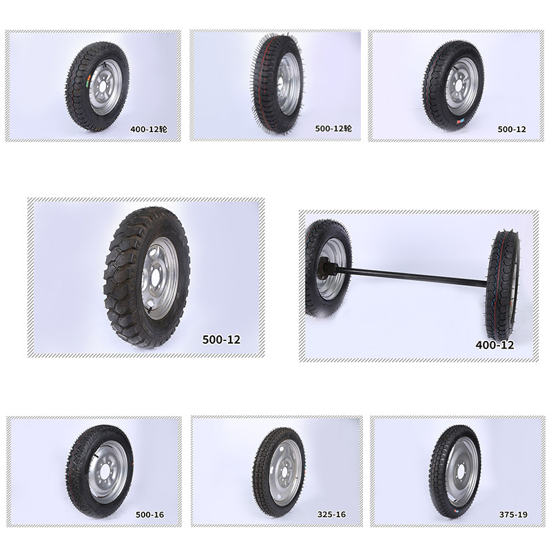 厂家供应手推车实心轮马车橡胶轮工矿轮农机轮 375-19推车轮批发