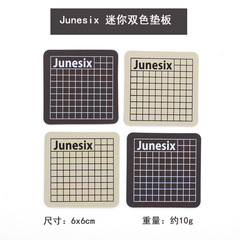 Rubber stamp engraving pad 6x6cm mini cute cutting board two-color paper handbag tape carving knife cutting board