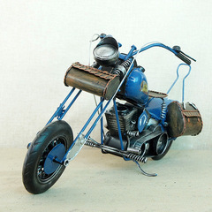 Creative Handmade Spot Weld Mountain Off-Road Motorcycle Shelf Decor Home Ornament Metal Craftsmanship 040SMT