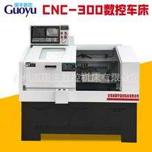 CNC-300平床身线轨 台州线轨数控车床生产厂家 微型机床小车床