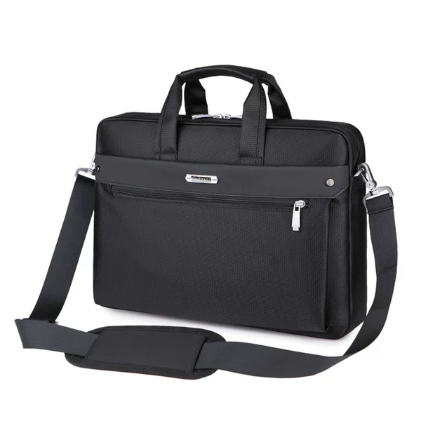 Business Men's Bag Made with logo Large Capacity Briefcase Oxford Cloth Shoulder Bag Laptop Tool Bag Computer Bag