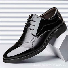 JDクロスボーダー大サイズビジネス靴男性正装青年カジュアル韓国版ファッション英倫男性靴メーカー