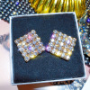 Fashionable trend earrings, accessory, Korean style, simple and elegant design, wholesale