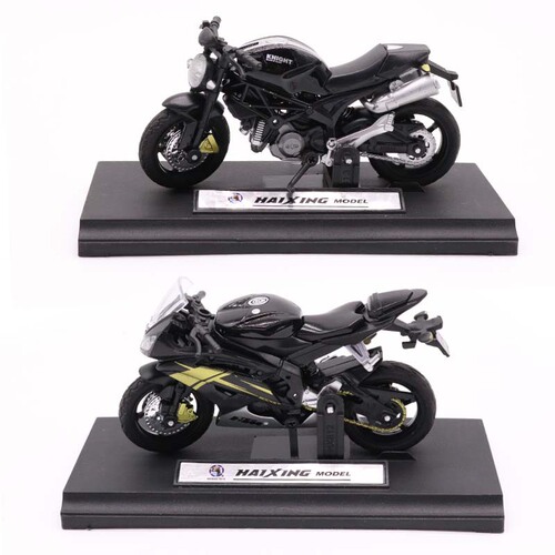 Step into 1:18 alloy motorcycle children's toy motorcycle motorcycle alloy car model boy toy cake baking