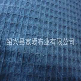 【诚信商家】供应新品65/35华夫格 全棉 柯桥厂家优质面料薄款