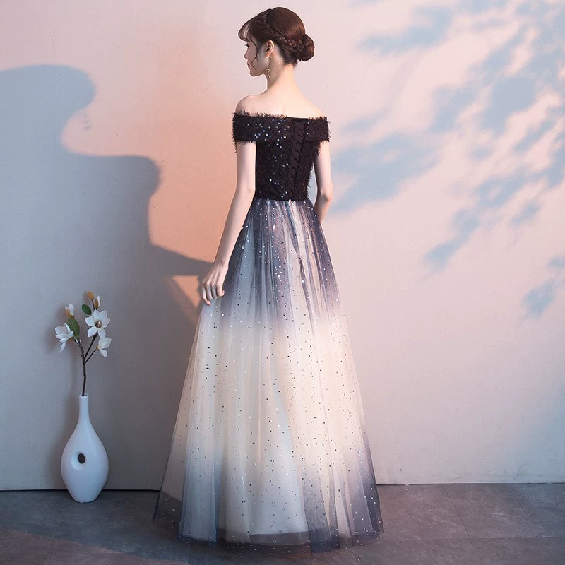 Вечернее платье, длинные чёрные ногти с Sequins, новая коллекция, опт