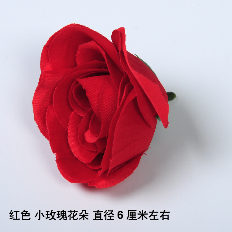 Artificial flor rosa al por mayor boda fondo flor pared camino plomo flor bola arreglo de flores paño de seda rosa cabeza de flor