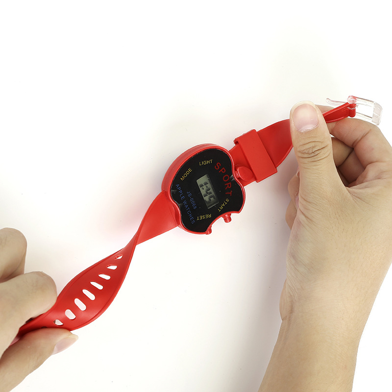 Electrónica para niños en forma de manzana reloj electrónico directo de fábrica Taobao pequeños regalos al por mayor niños y niñas