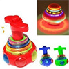 Colorful music spinning top, lightweight toy with light, wholesale