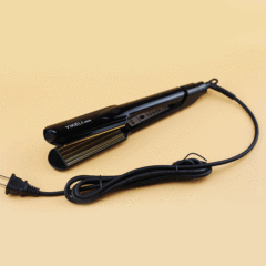 Ecoforce Factory Direct Professional Straightener Salon Hair Iron Adjustable Temperature Hair-Friendly Corn Curl Negative Ion