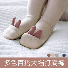 Newborn Clothing Children Plain Color Baby Over-the-Knee Socks Cartoon Socks Infant Leggings Spring and Autumn New Arrival