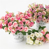 Wholesale Simulation Flower European -style Concubine Little Rose Fake Flower Home Decoration Place Wedding Decoration Products Silk Flower