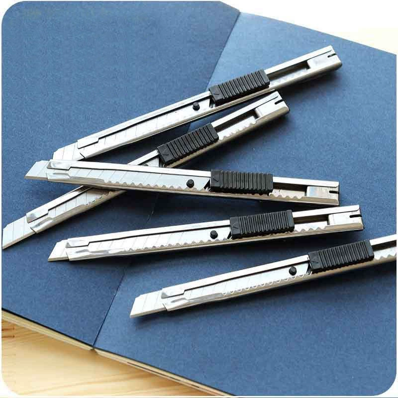 Многофункциональный универсальный нож из нержавеющей стали, металлический инструментальный нож, нож для обоев, нож ручной работы, канцелярские принадлежности для офиса, резка бумаги