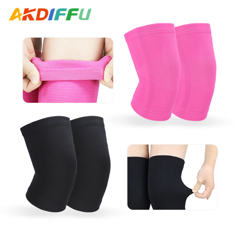 Suministros deportivos step-in deportes rodillera tridimensional de cuatro lados elástica de punto rodilla almohadilla bola deportes fitness equipo de protección