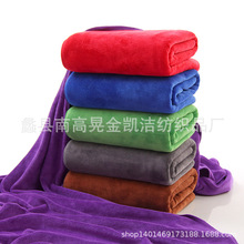 金凯洁60*160加大加厚柔软超细纤维擦车毛巾磨绒洗车毛巾不易掉毛