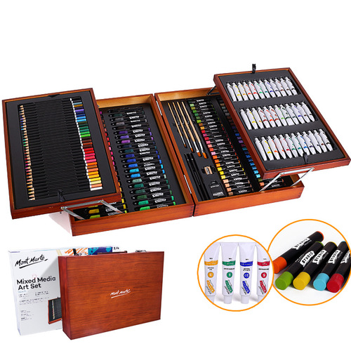 Montmartre Factory Direct Sales Painting Gift Pack Training Institution Children's Gifts 174-piece Children's Color Pen Set