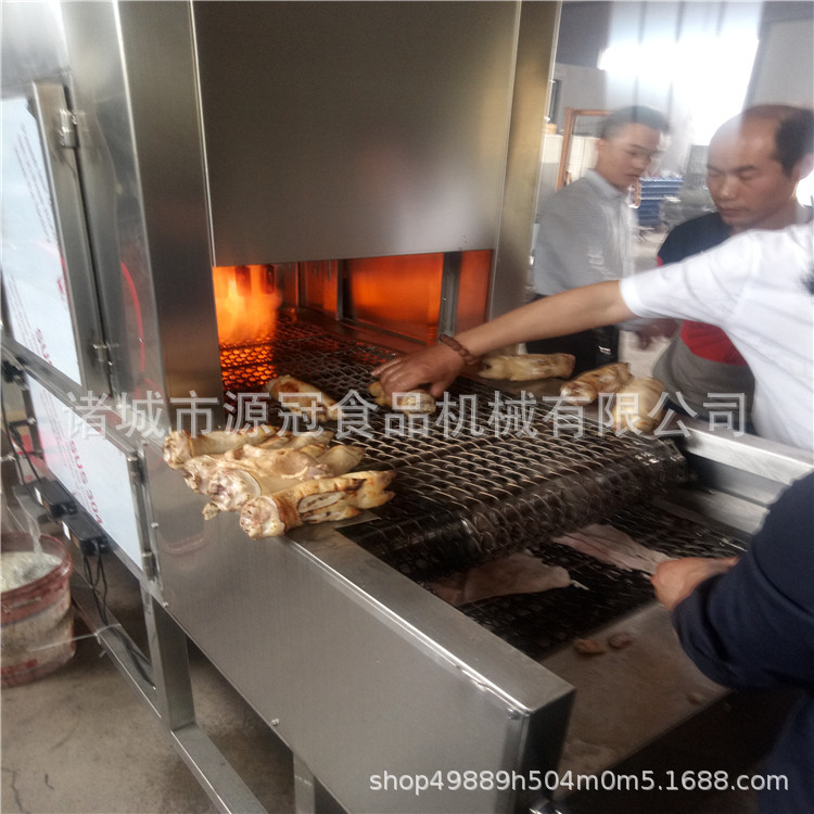 羊蹄烧毛机猪皮猪头猪蹄牛蹄烤毛机多功能翅尖肉类燎毛机厂家供应