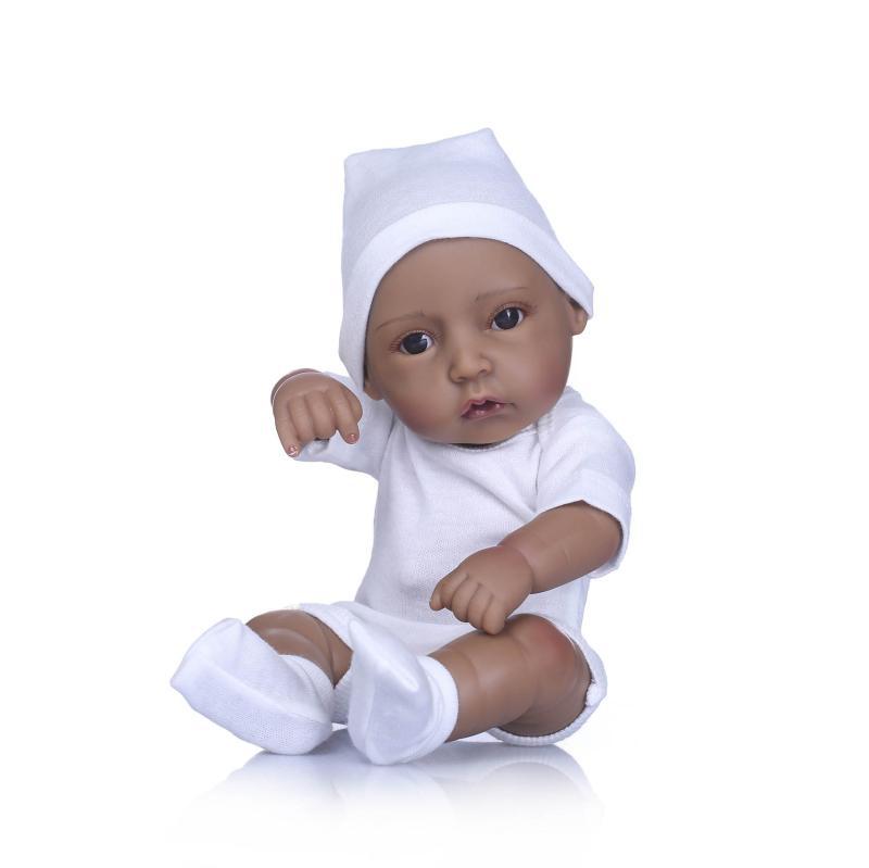 NPK pegamento completo simulación bebé muñeca pequeño bebé negro Comercio exterior productos calientes