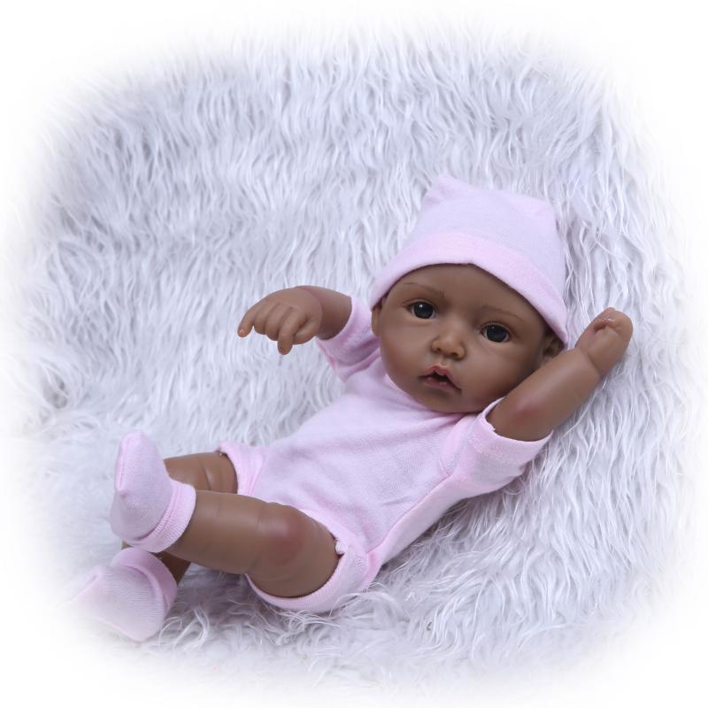 NPK pegamento completo simulación bebé muñeca pequeño bebé negro Comercio exterior productos calientes
