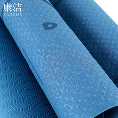 Posture line single and double color tpe yoga mat elastic fitness exercise mat beginner non-slip yoga mat can be uv printed