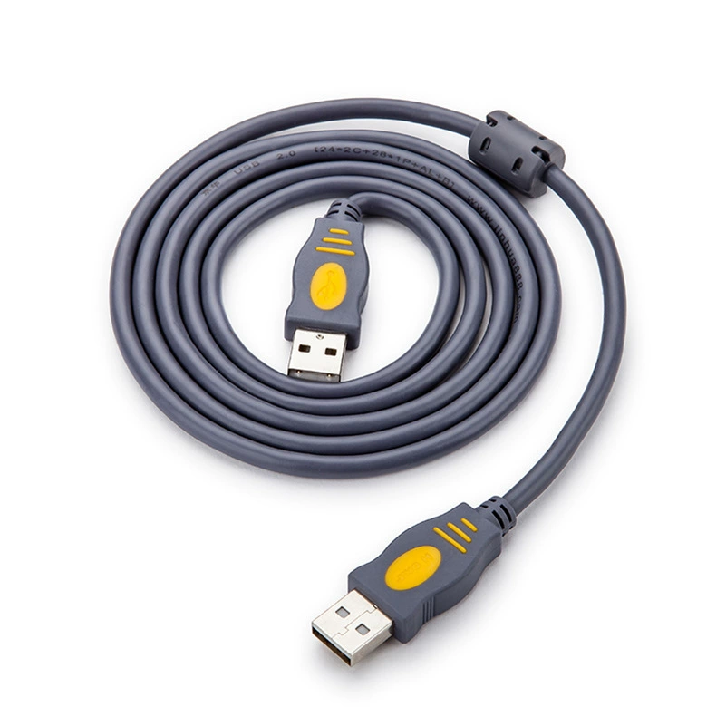 晶华 USB2.0 кабель данных для жесткого диска USB2.0 мужской к мужскому копирование данных двойной конец USB кабель