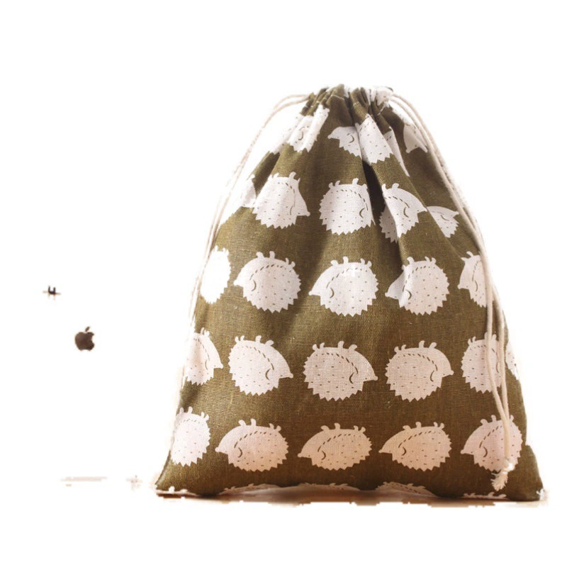 Мультяшная сумка для хранения, переносной контейнер для путешествий, органайзер-мешок, корейский стиль, на шнурке