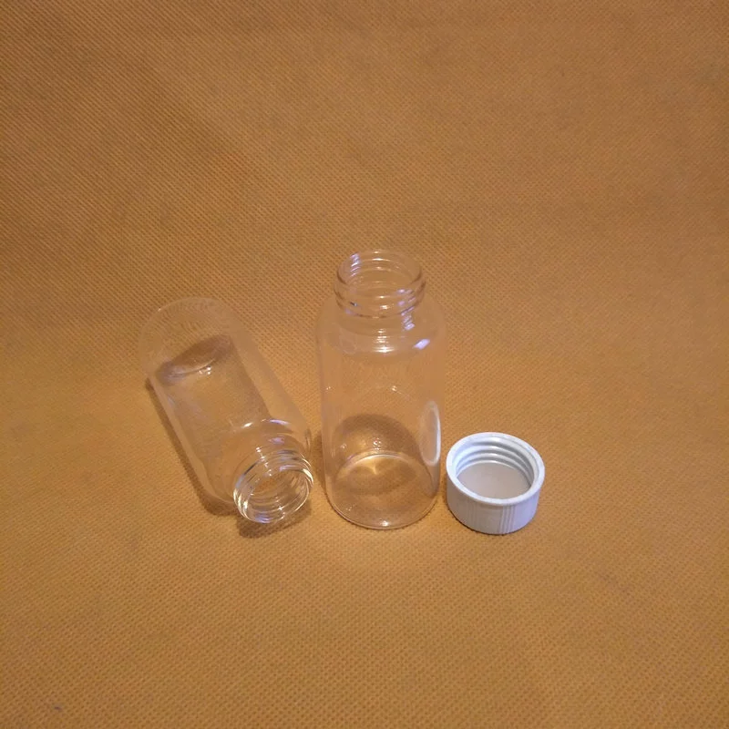 50 мл боросиликатного прозрачного стекла образец бутылки свободного пространства пробоотборная бутылка