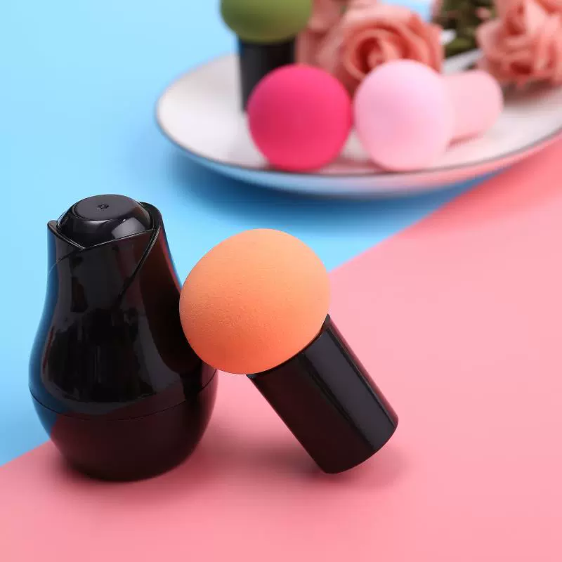 Makeup sponge puff mushroom head, PP handle, dual‑use dry & wet, lightweight 0.003 kg