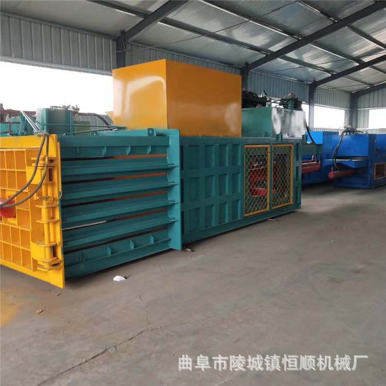 全自动卧式打包机废纸塑料瓶废金属废铝纸箱编织袋液压捆扎机小型