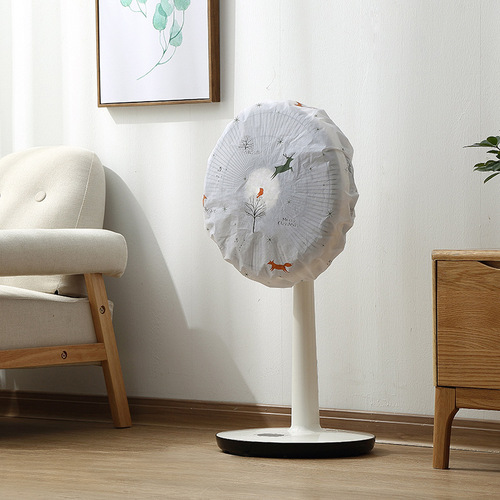 Factory fan cover full enclosure dustproof cover three-dimensional floor-standing cover universal circular upright fan protective sleeve