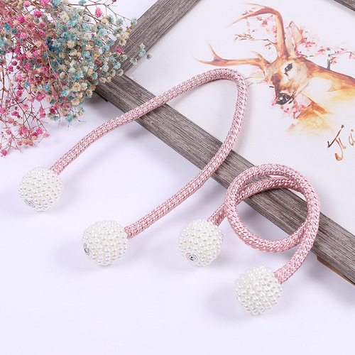 Manufacturer supplies curtain buckles, thick rope pearl magnetic buckles, curtain strap magnets, rope curtain magnetic buckles