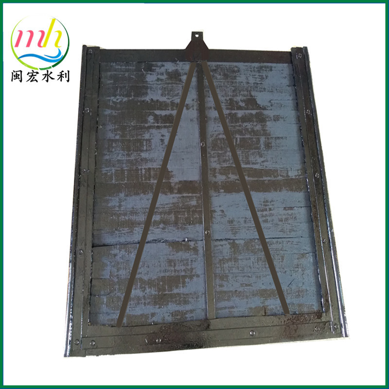 闽宏设计销售多款品种成套排水处理设备木质插板闸 木质水闸板