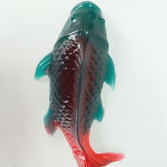 Soft Candy Rubber Fish for Children's Day, Lucky QQ Soft Candy, Children's Gift, Cake Decoration, Factory Wholesale
