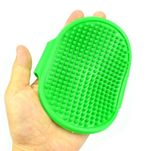 Long Needle Round Brush Pet Brush Wholesale Stainless Steel Dot Massage Brush Cleaning Bath Brush Rubber Dog Brush