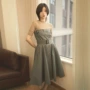 气质春夏设计师复古连衣裙