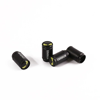 valve cap aluminum alloy tire pressure - little-monster-four-pack